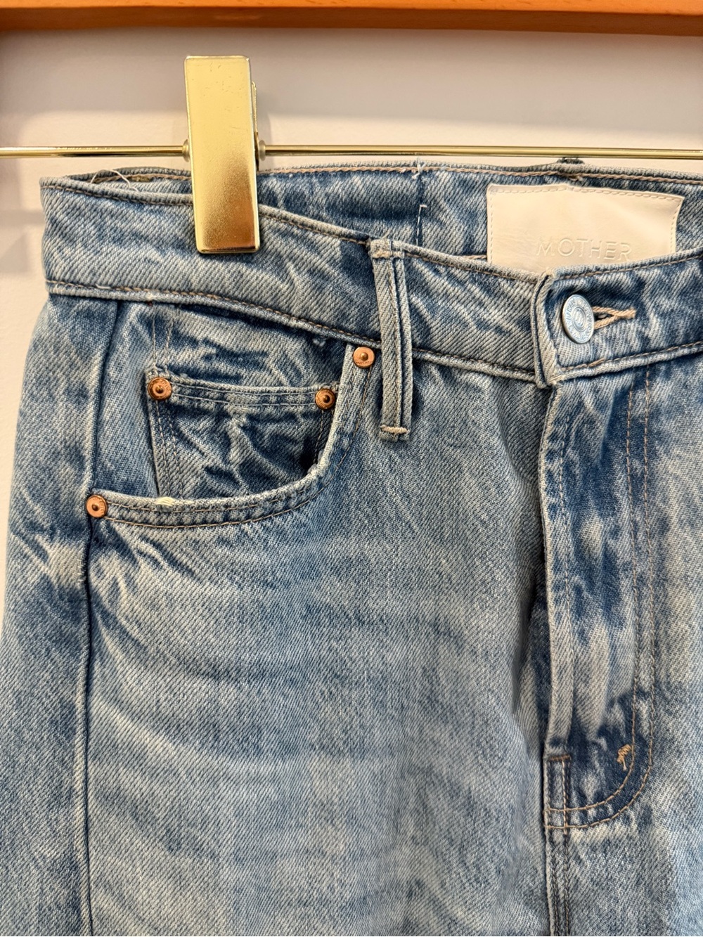 Mother “the half pipe flood” jeans size 25 - Picture 2 of 10